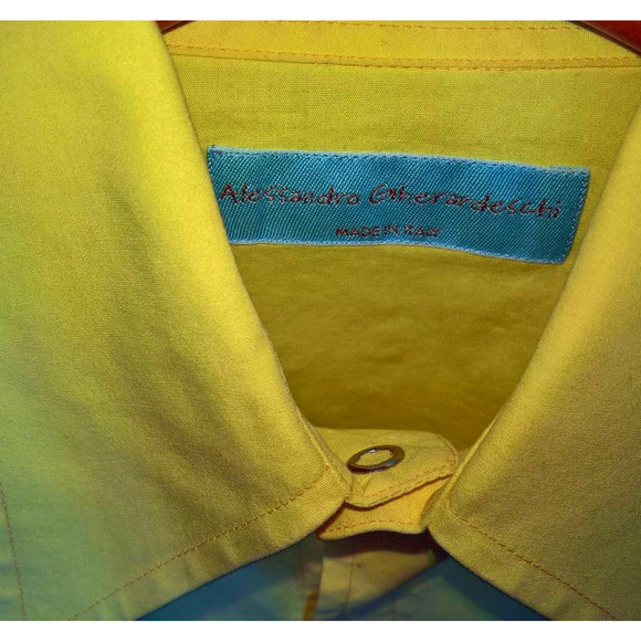 Vintage Alessandro Gherardeschi Western Style Shirt Sz M - Picture 4 of 6